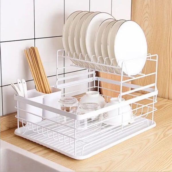 Etagère de Rangement égouttoir - blanc