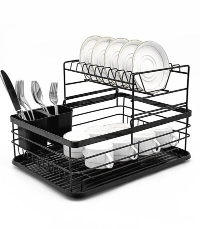 Etagère de Rangement égouttoir - Noir