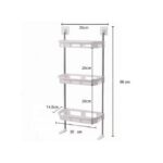 Etagère de rangement pour toilette 3 niveaux