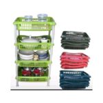 Étagères de Rangement Cuisine en Plastique