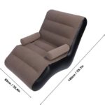 Fauteuil Canapé gonflable ergonomique avec pompe