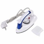 Fer A Repasser A Vapeur - Pour Voyage - Puissance 220V - Blanc/ Bleu
