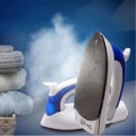 Fer A Repasser A Vapeur - Pour Voyage - Puissance 220V - Blanc/ Bleu