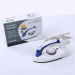Fer A Repasser A Vapeur - Pour Voyage - Puissance 220V - Blanc/ Bleu