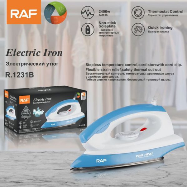 Fer à repasser électrique portatif pour la maison - Prise UE