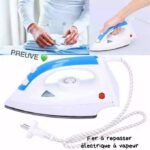 Fer a repasser puissant et économique Fer à vapeur électrique ménagers portable 1200W 230v 50-60hz