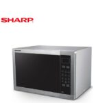 Four à Micro-Ondes Avec Grille 34 Litres - 1000W - Garantie 6 Mois - Gris