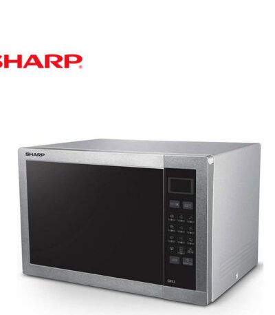 Four à Micro-Ondes Avec Grille 34 Litres - 1000W - Garantie 6 Mois - Gris