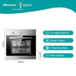 Four encastrable - 61L - HISENSE - HBO60203 - Garantie 12 Mois