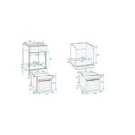 FOUR ENCASTRABLE - BEKO - ELECTRIQUE + PLAQUE A GAZ 4FEUX - GARANTIE 12 MOIS