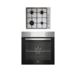 FOUR ENCASTRABLE - BEKO - ELECTRIQUE + PLAQUE A GAZ 4FEUX - GARANTIE 12 MOIS