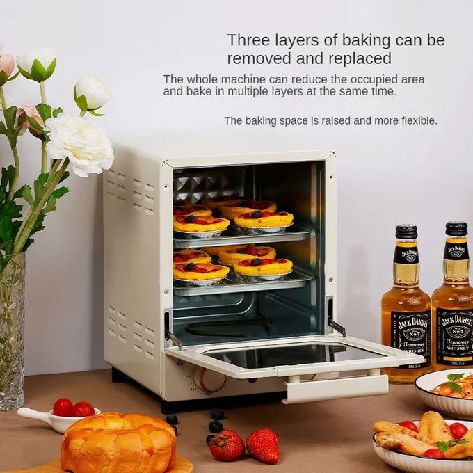 Four Multifonctionnel à Température Contrôlée à Trois Couches De Grande Capacité De 15 L