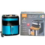 Friteuse à air 7L - Double brûleur - Gris