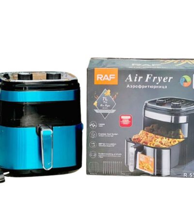 Friteuse à air 7L - Double brûleur - Gris