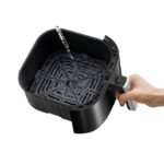 Friteuse à Air Chaud 5,2 Litres Noir - 7 Programmes Automatiques, Écran LCD Tactile, Capacité XL pour Cuisson Saine et Rapide