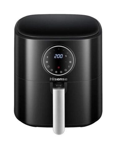Friteuse à Air Chaud 5,2 Litres Noir - 7 Programmes Automatiques, Écran LCD Tactile, Capacité XL pour Cuisson Saine et Rapide