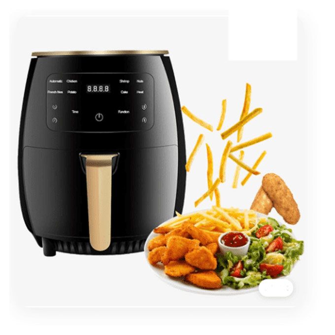 Friteuse à air électrique multi-cuiseur 6 L, Technologie avancée