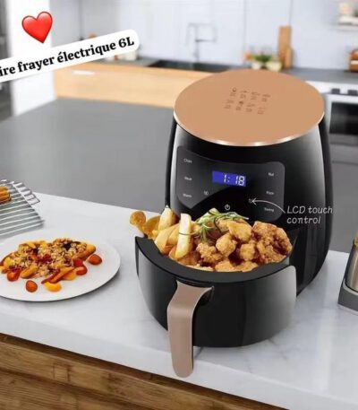 Friteuse à air électrique multi-cuiseur Avec panier 6L