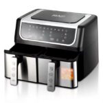 Friteuse à air électrique multi-cuiseur, Technologie avancée 10L deux compartiments