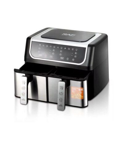 Friteuse à air électrique multi-cuiseur, Technologie avancée 10L deux compartiments
