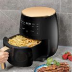 FRITEUSE A AIR GRANDE CAPACITE 6L, FOUR ELECTRIQUE, MACHINE A FRITES A ECRAN TACTILE INTELLIGENT