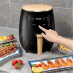 FRITEUSE A AIR GRANDE CAPACITE 6L, FOUR ELECTRIQUE, MACHINE A FRITES A ECRAN TACTILE INTELLIGENT