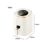 Friteuse à air intelligente de grande capacité de 7,5 l