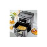 Friteuse à Air XXL 9,8 L - Cuisson Saine et Rapide avec Affichage Numérique et Programmes Intelligents