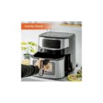 Friteuse à Air XXL 9,8 L - Cuisson Saine et Rapide avec Affichage Numérique et Programmes Intelligents