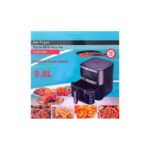 Friteuse à Air XXL 9,8 L - Cuisson Saine et Rapide avec Affichage Numérique et Programmes Intelligents