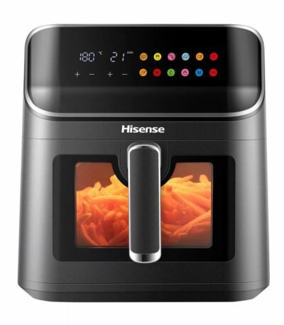 Friteuse Sans Huile Air Fryer 6,7L - Fenêtre Visible, Contrôle Numérique, Puissance 1700W - Noir (Modèle H06AFBS2S3)