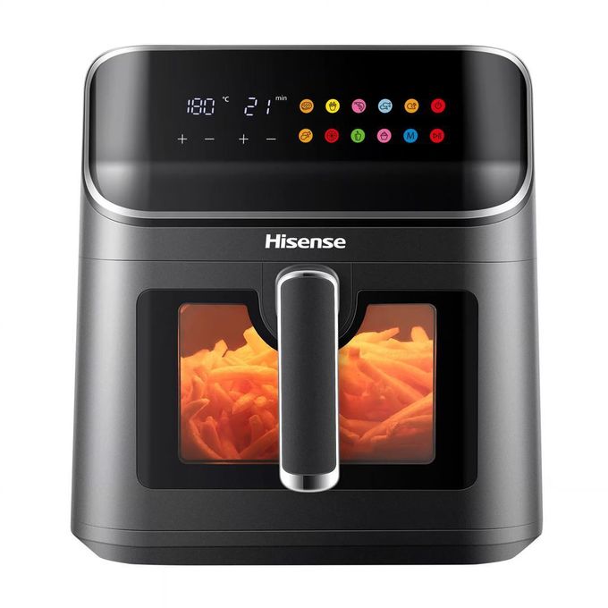 Friteuse Sans Huile Air Fryer 6,7L - Fenêtre Visible, Contrôle Numérique, Puissance 1700W - Noir (Modèle H06AFBS2S3)