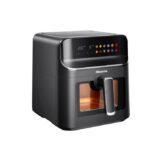 Friteuse Sans Huile Air Fryer 6,7L - Fenêtre Visible, Contrôle Numérique, Puissance 1700W - Noir (Modèle H06AFBS2S3)