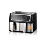 Friteuse Sans Huile Double, Air Fryer Tour, Capacité XXL de 10 Litres, 12 Programmes Préétablis, Fonction Minuterie