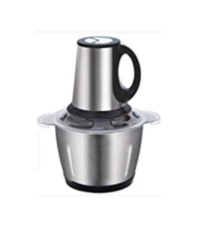 Hachoir à Viande Electrique - Inox - 3 Litres - Trancheuse D'Oignons - Gris