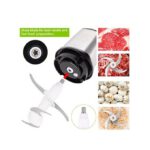 Hachoir à Viande Electrique - Inox - 3 Litres - Trancheuse multifonctions