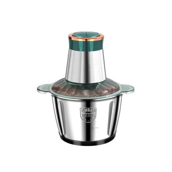 Hachoir à Viande Electrique - Inox - 3 Litres - Trancheuse multifonctions