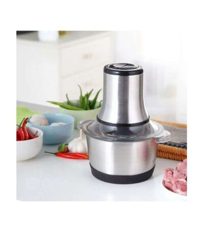 Hachoir à Viande et Legumes Electrique Inox 2 Litres -