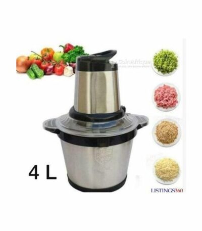 Hachoir à viande saucisse 4L électrique en acier inoxydable