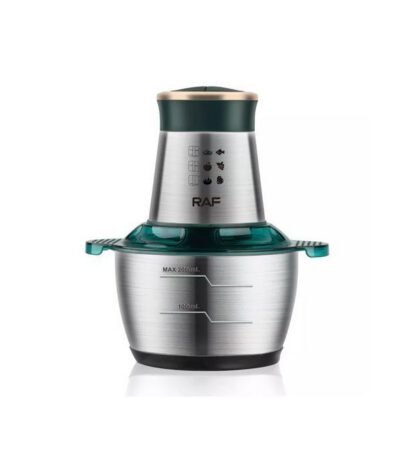 Hachoir Electrique Inox - Trancheuse Multifonctions 2L très pratique