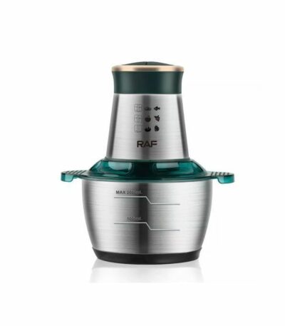 Hachoir Electrique Inox - Trancheuse Multifonctions 3L