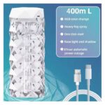 Humidificateur 400 Ml + Lumière Ambiante Multicolore Multifonction