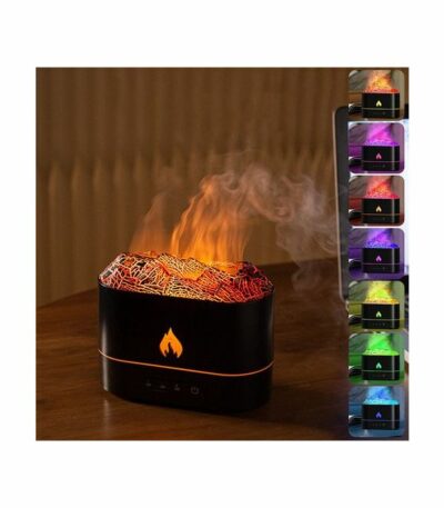 Humidificateur d'air à ultrasons à effet de flamme simulé