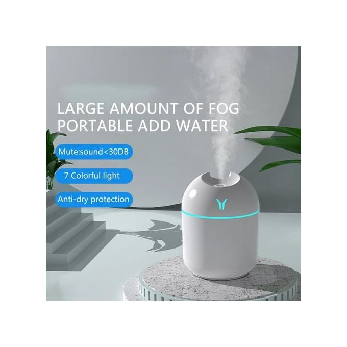 Humidificateur d'air à ultrasons Diffuseur d'aromathérapie Bidirectionnel