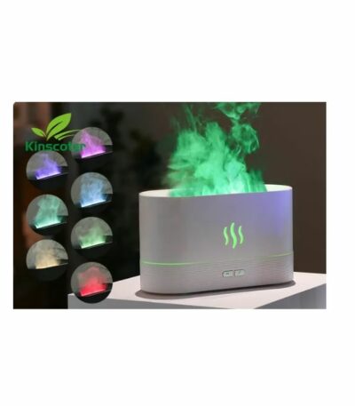 Humidificateur d'air ultrasonique, lampe à flamme