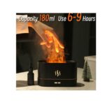 Humidificateur d'air ultrasonique, lampe à flamme
