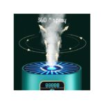 Humidificateur De Brume Fraîche De Bureau Portable Avec Fonction De Nuit Colorée - Verte