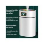 Humidificateur De Brume Fraîche De Bureau Portable Avec Fonction De Nuit Colorée - Blanc