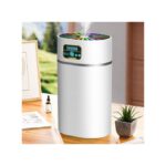 Humidificateur De Brume Fraîche De Bureau Portable Avec Fonction De Nuit Colorée - Blanc