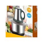 Kitchen Hachoir à Viande et Legumes Electrique Inox 2 Litres - puissance 300w